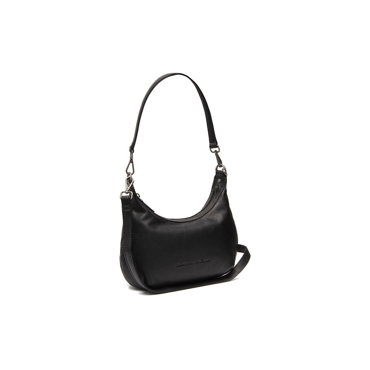 Nancy Full-Grain Leather Shoulder Bag til Kvinder in Classic 100% Full-Grain Leather - Full Exterior Front Profile View | Buy Online