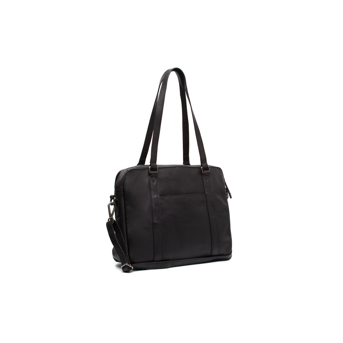 Pretoria Full-Grain Leather Shoulder Bag til Kvinder in Classic 100% Full-Grain Leather - Full Exterior Front Profile View | Buy Online