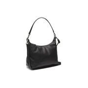 Skara Full-Grain Leather Shoulder Bag til Kvinder in Classic 100% Full-Grain Leather - Full Exterior Front Profile View | Buy Online