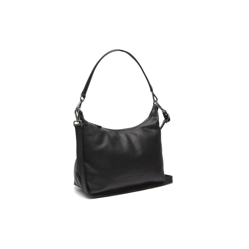 Skara Full-Grain Leather Shoulder Bag in Classic 100% Full-Grain Leather - Full Exterior Front Profile View | Buy Online