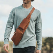 Leather Sling Bag Logan til Kvinder – alternate product view 2