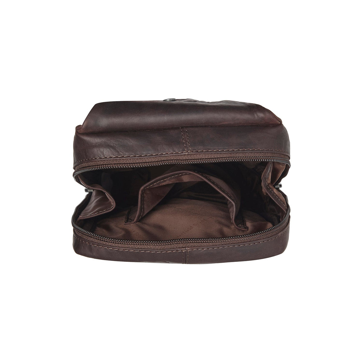 Brown Leather Sling Bag Turelle til Kvinder, detail view 5