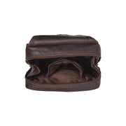 Brown Leather Sling Bag Turelle til Kvinder, detail view 5