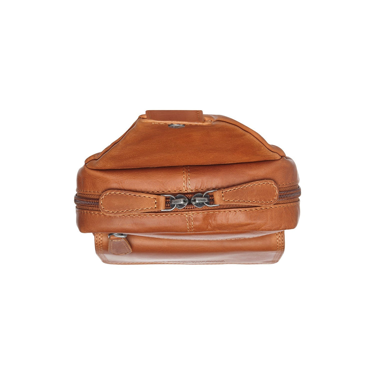 Cognac Leather Sling Bag Turelle til Kvinder, detail view 3