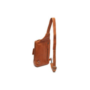 Cognac Leather Sling Bag Turelle til Kvinder, detail view 5