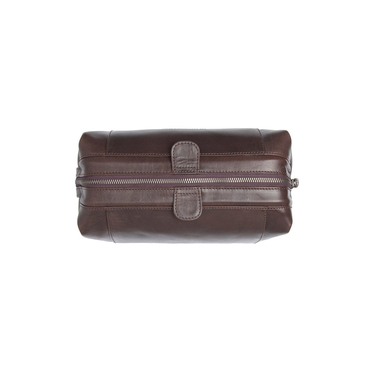 Biassa Full-Grain Leather Toiletry Bag til Kvinder – alternate product view 3