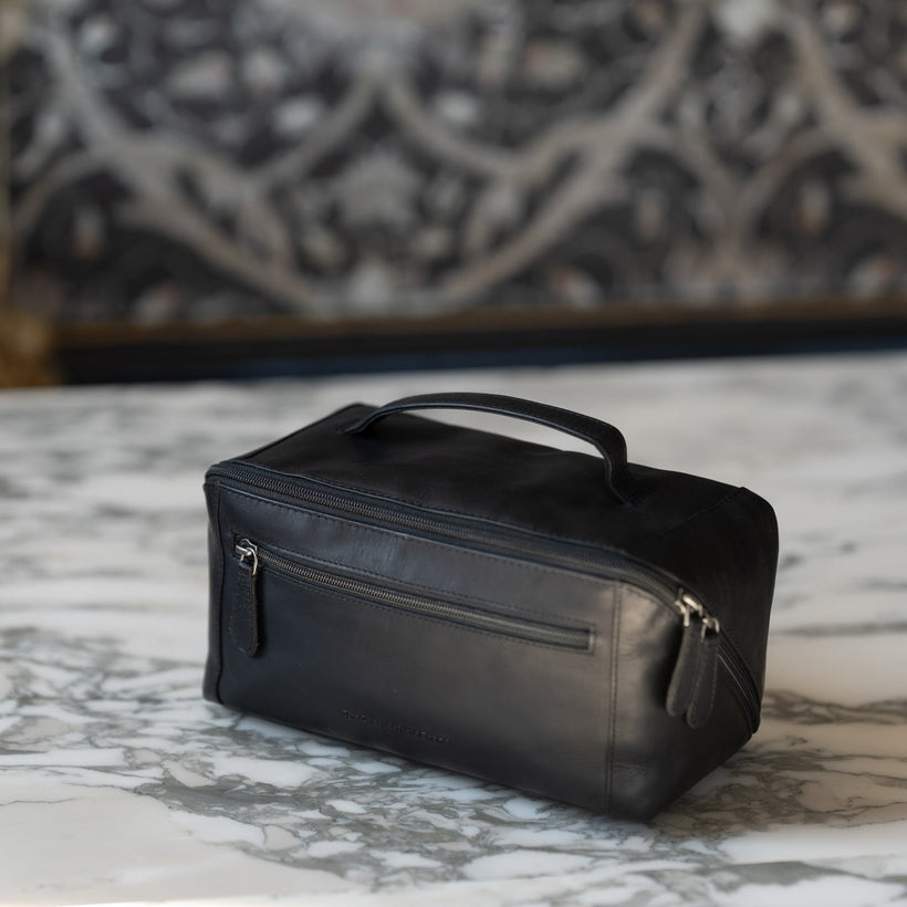 Elmia Full-Grain Leather Toiletry Bag til Kvinder