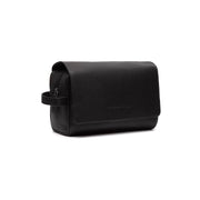 Rosario Full-Grain Leather Toiletry Bag til Kvinder in Classic 100% Full-Grain Leather - Front Profile View &amp; Tailored Silhouette | Buy Online