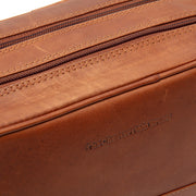 Stacey Full-Grain Leather Toiletry Bag til Kvinder – alternate product view 3