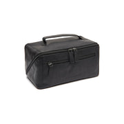 Trevia Full-Grain Leather Toiletry Bag til Kvinder in Classic 100% Full-Grain Leather - Front Profile View &amp; Tailored Silhouette | Buy Online