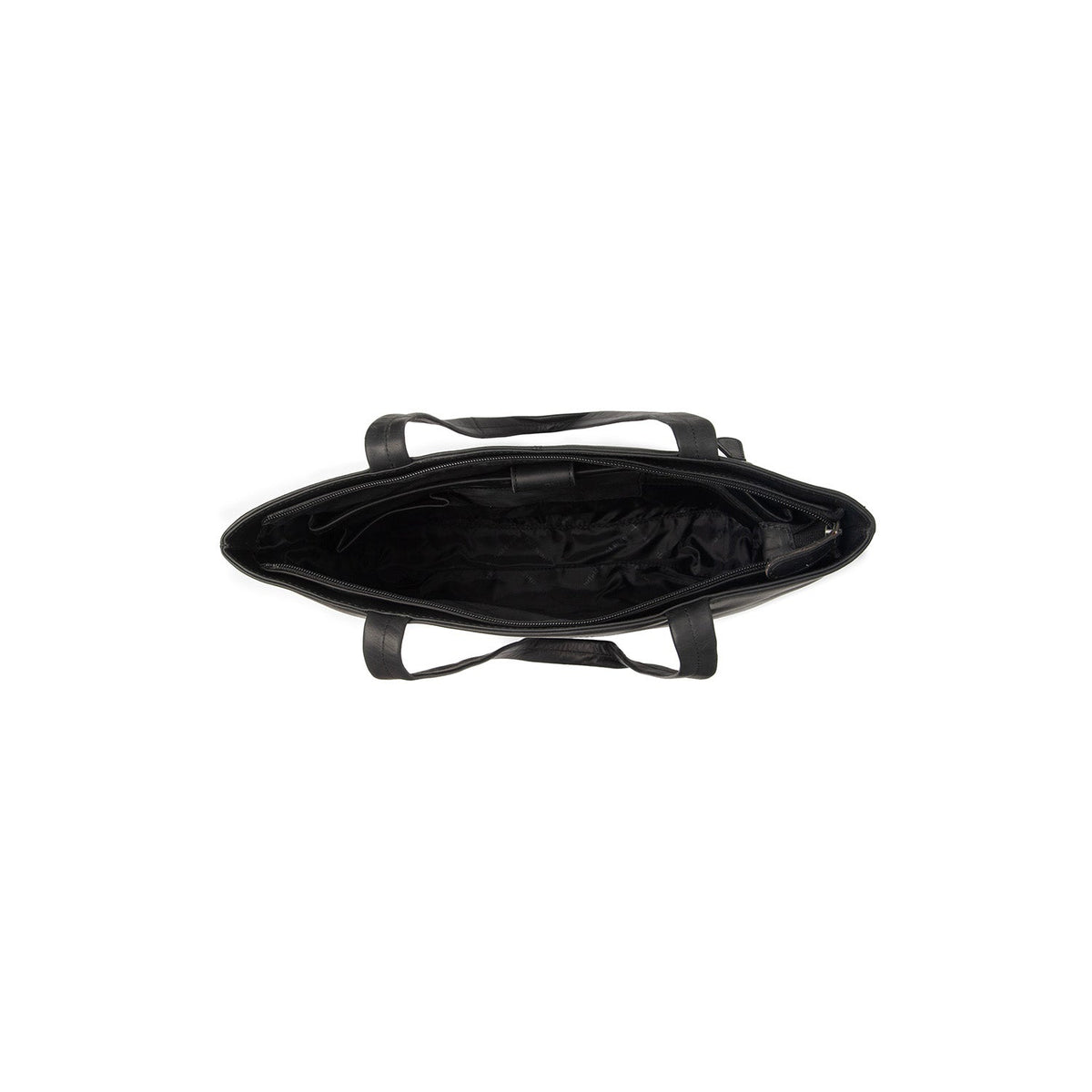 Interior View Showing Dedicated Padded Laptop Sleeve & Multi-Compartment Organization