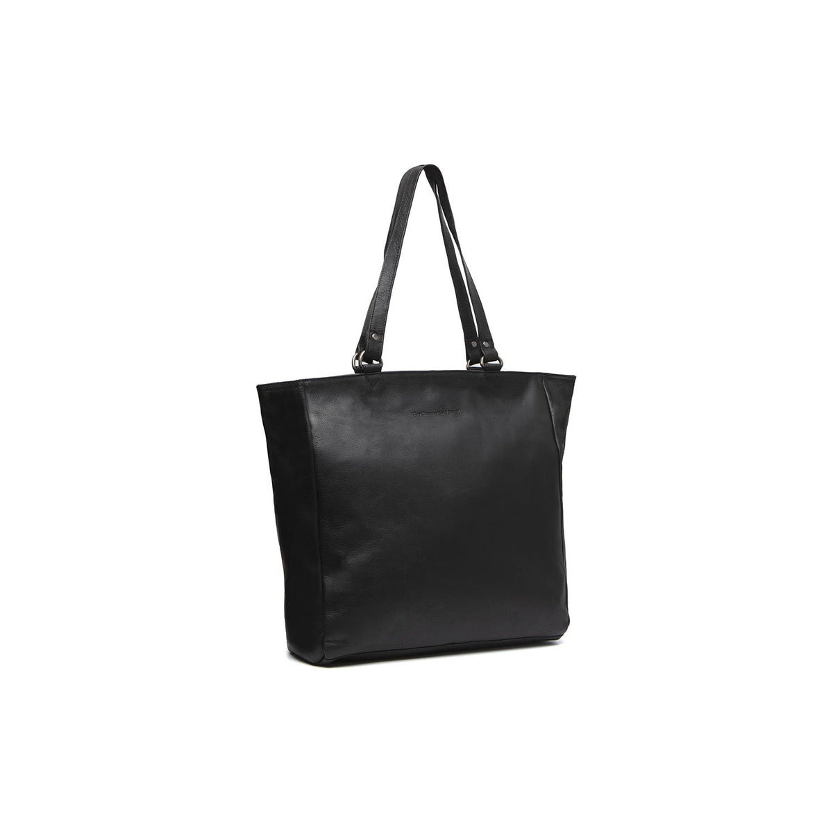 Berlin Full-Grain Leather Tote Bag i klassisk 100% kernelæder - Full Exterior Forfra med skræddersyet silhuet | Køb online