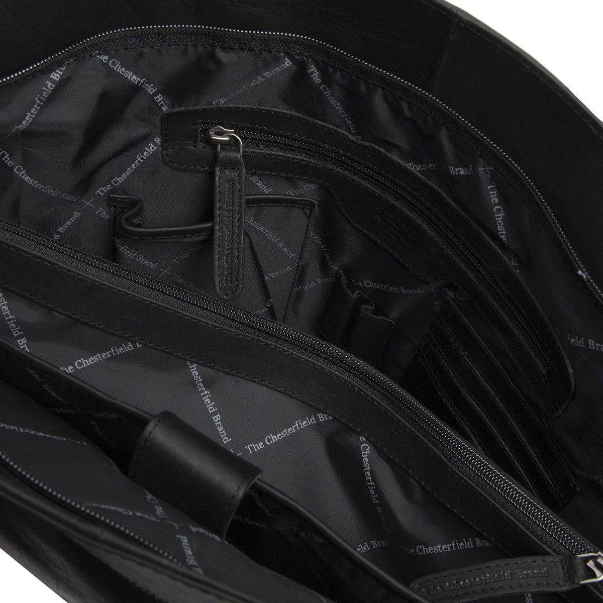Classic 100% Full-Grain leather Bag - Bagfra med forstærkede læderremme og syninger
