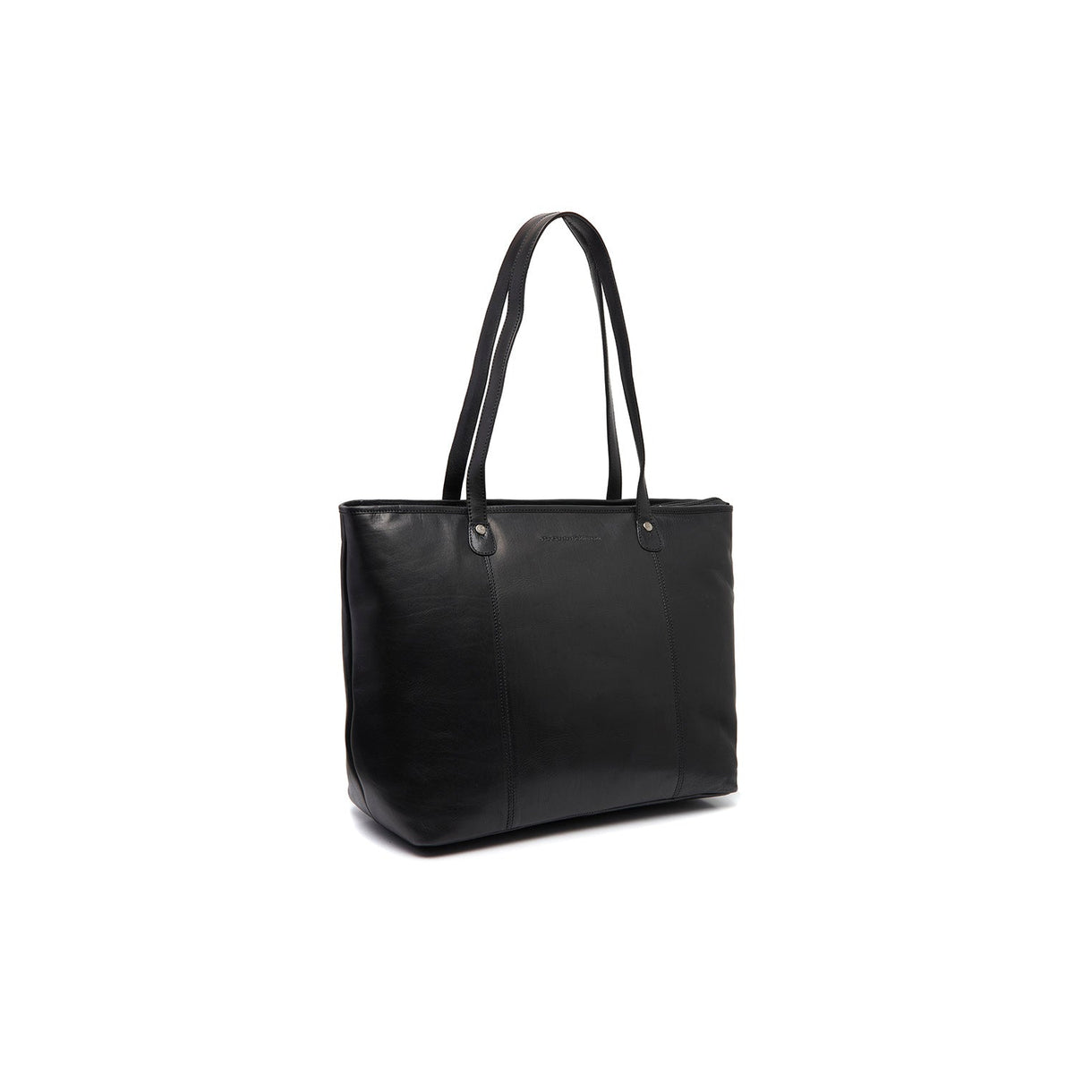 Ferrera Full-Grain Leather Tote Bag til Kvinder in Classic 100% Full-Grain Leather - Full Exterior Front Profile View | Buy Online