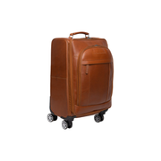 Leather Trolley Key Largo til Kvinder - Lateral Side Profile View Showing Sleeve Cut &amp; Athletic Taper Fit