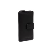Charlotte Full-Grain Leather Wallet til Kvinder in Classic 100% Full-Grain Leather - Full Exterior Front Profile View | Buy Online
