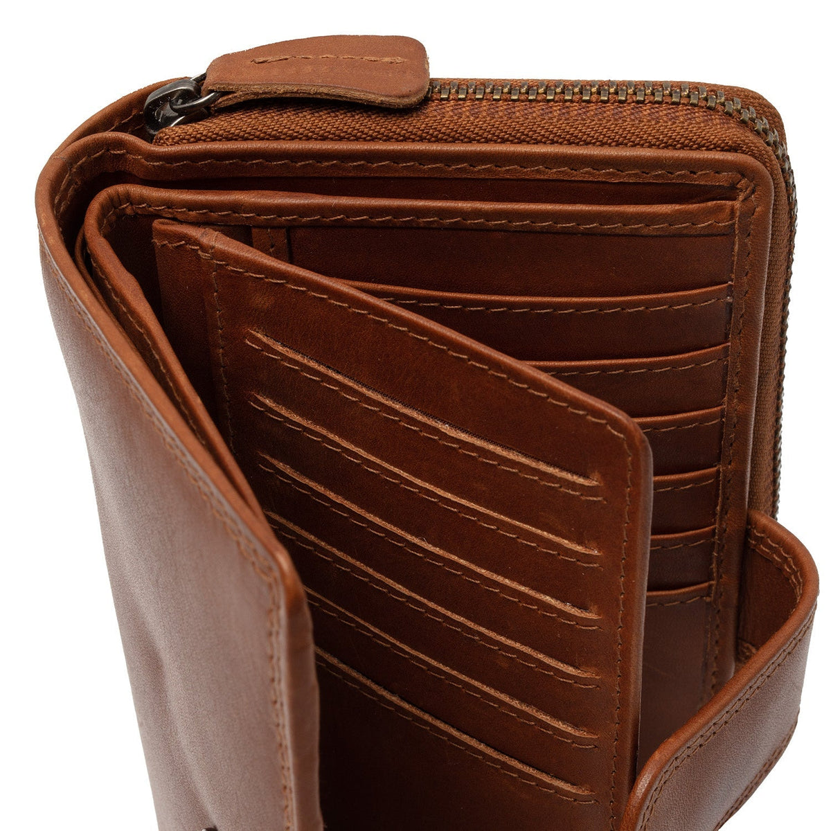 Charlotte Full-Grain Leather Wallet til Kvinder – alternate product view 3
