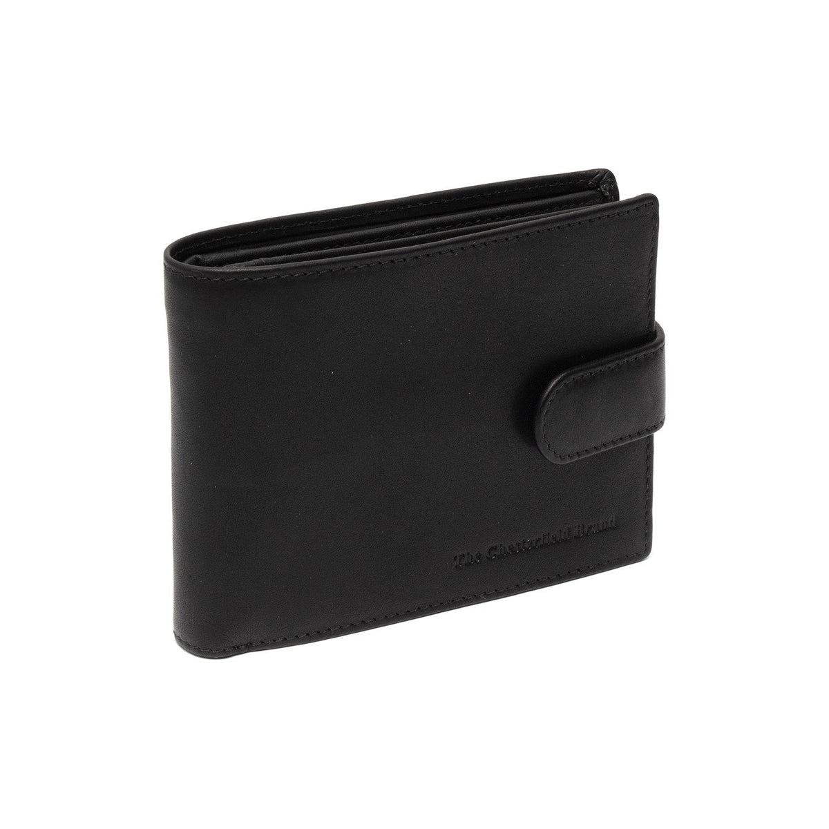 Curtis Full-Grain Leather Wallet til Mænd in Classic 100% Full-Grain Leather - Full Exterior Front Profile View | Buy Online
