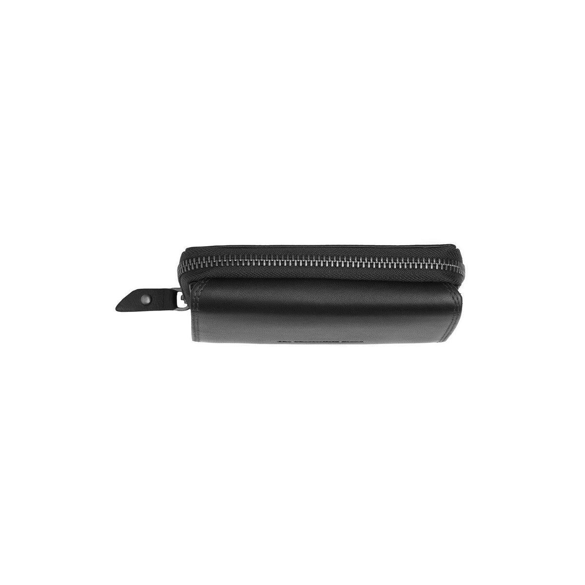 Doniva Full-Grain Leather Wallet til Kvinder - Structured Side Profile Showing Gusset Depth &amp; Expansion Capacity