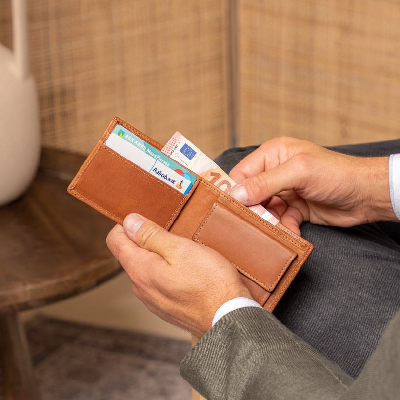 Enzo Full-Grain Leather Wallet til Mænd – alternate product view 3