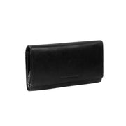 Hampton Full-Grain Leather Wallet til Kvinder in Classic 100% Full-Grain Leather - Full Exterior Front Profile View | Buy Online