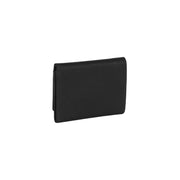 Hartfort Full-Grain Leather Wallet til Kvinder - Structured Side Profile Showing Gusset Depth &amp; Expansion Capacity
