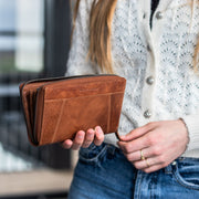 Havana Full-Grain Leather Wallet til Kvinder – alternate product view 2
