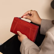 Havana Full-Grain Leather Wallet til Kvinder – alternate product view 2