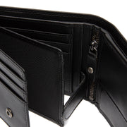 Hendrick Full-Grain Leather Wallet til Mænd - Structured Side Profile Showing Gusset Depth &amp; Expansion Capacity