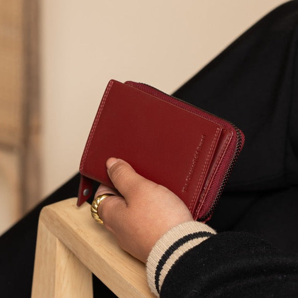 Lenwick Full-Grain Leather Wallet til Kvinder – alternate product view 2