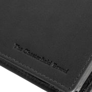 Solid Antique Brass Hardware &amp; Heavy-Duty Dual Zipper Detail on Marion Full-Grain Leather Wallet til Mænd
