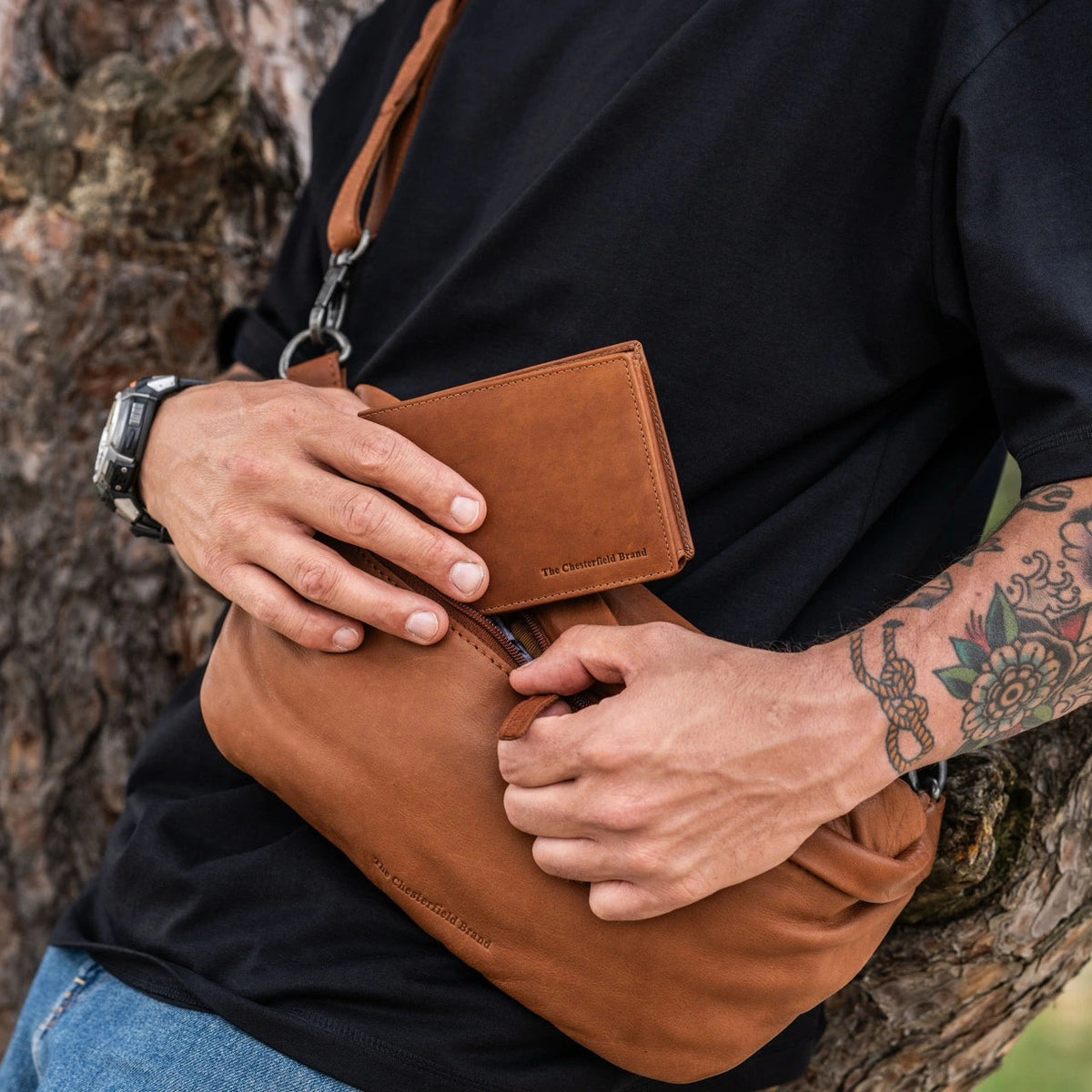 Marion Full-Grain Leather Wallet til Mænd – alternate product view 2