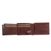 
Cognac Leather Wallet Marvin, detail view 4