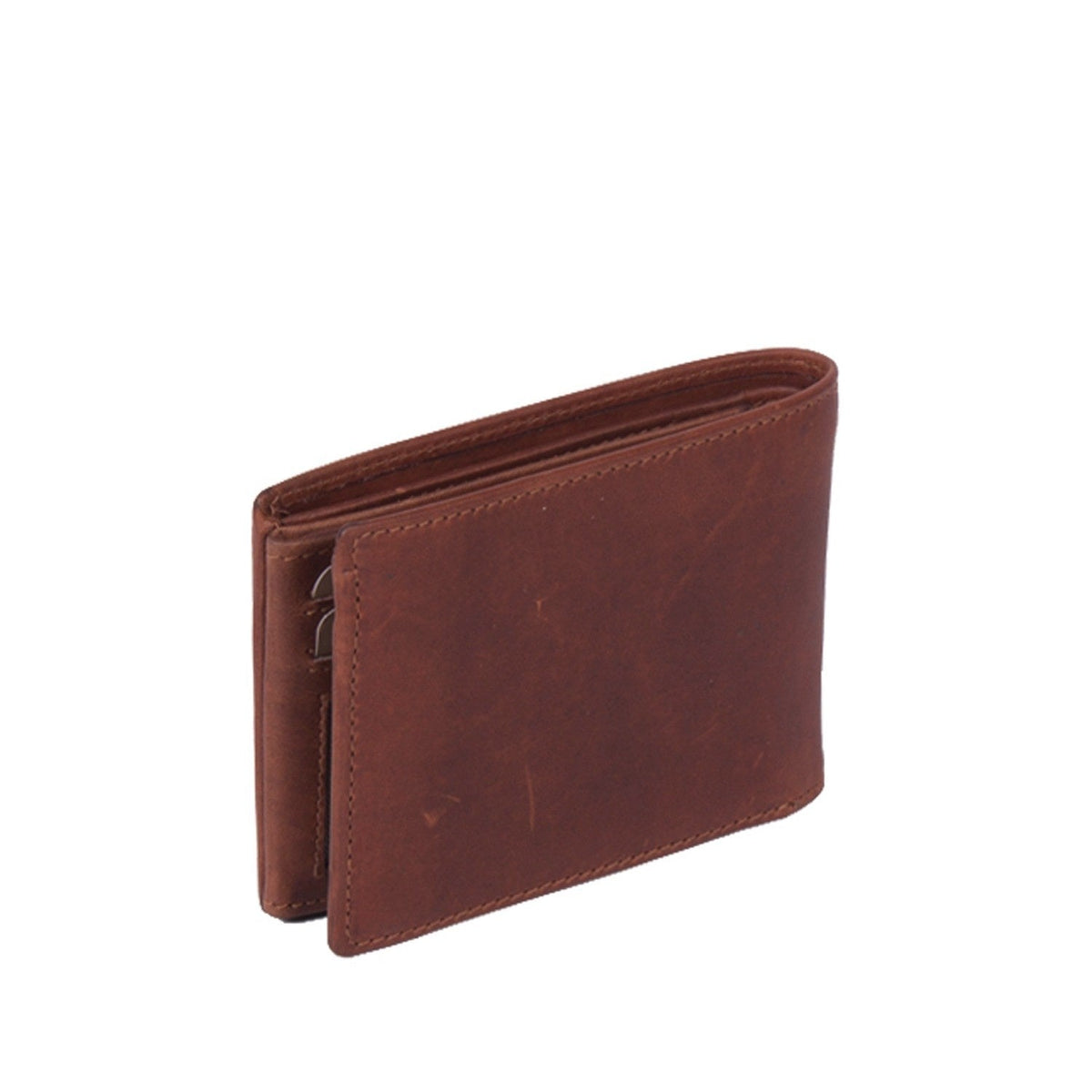
Cognac Leather Wallet Marvin, detail view 5