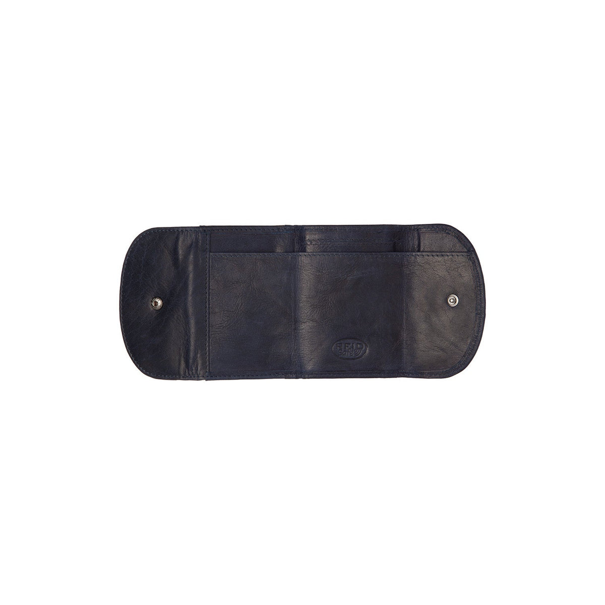 Navy Leather Wallet Newton, detail view 1