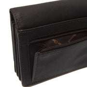 
Solid Antique Brass Hardware & Heavy-Duty Dual Zipper Detail on Salzburg Læderpung