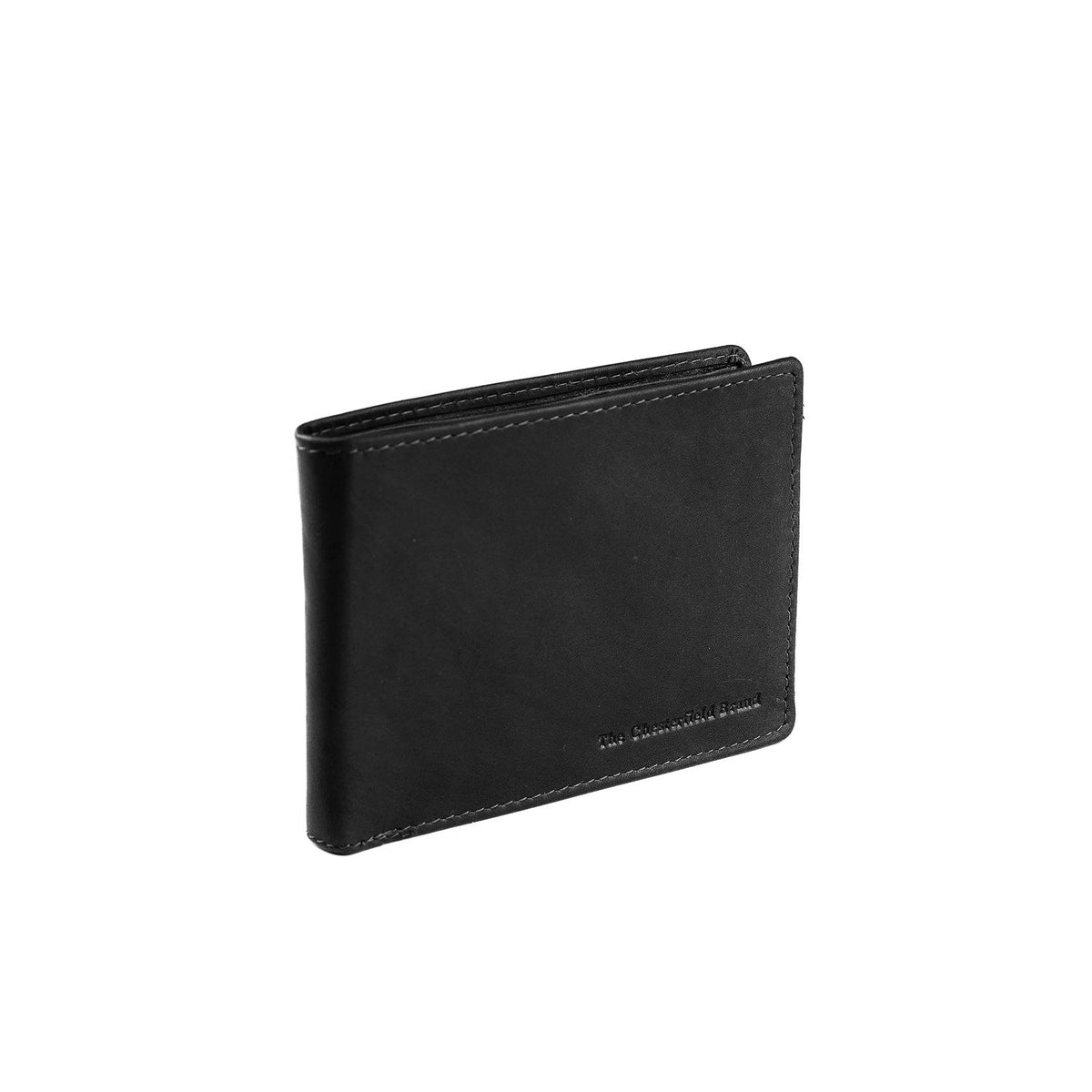 Timo Full-Grain Leather Wallet til Mænd in Classic 100% Full-Grain Leather - Full Exterior Front Profile View | Buy Online