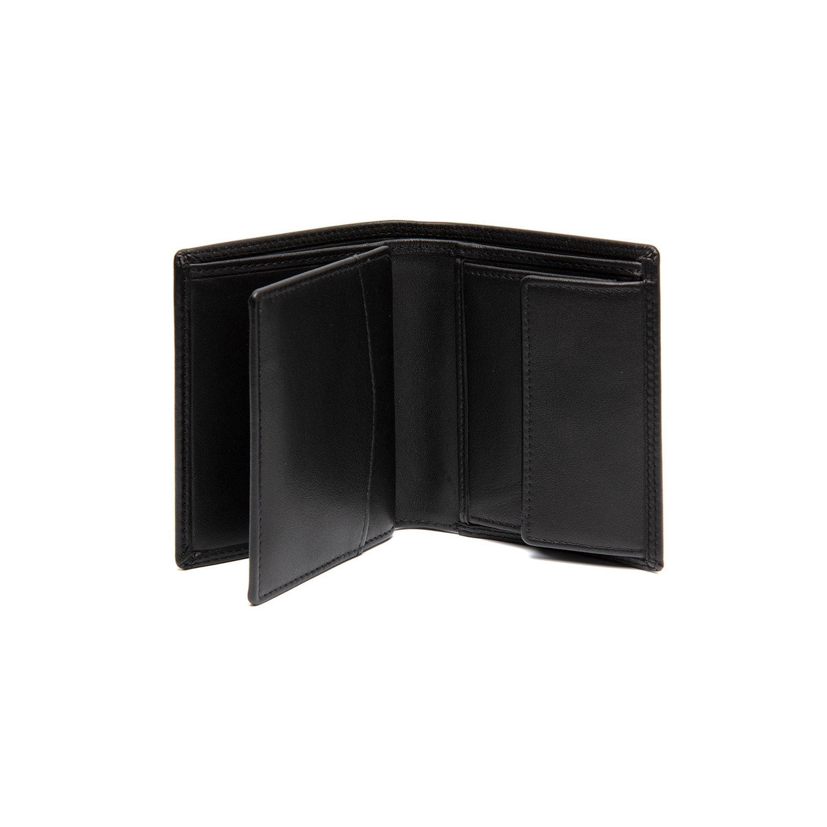 
Classic 100% Full-Grain leather Wallet - Bagfra med forstærkede læderremme og syninger