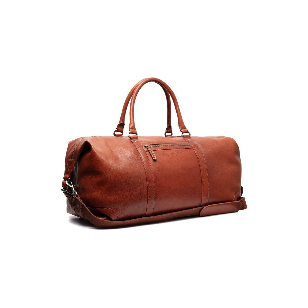 Cavoli Full-Grain Leather Weekender Bag til Kvinder in Classic 100% Full-Grain Leather - Full Exterior Front Profile View | Buy Online