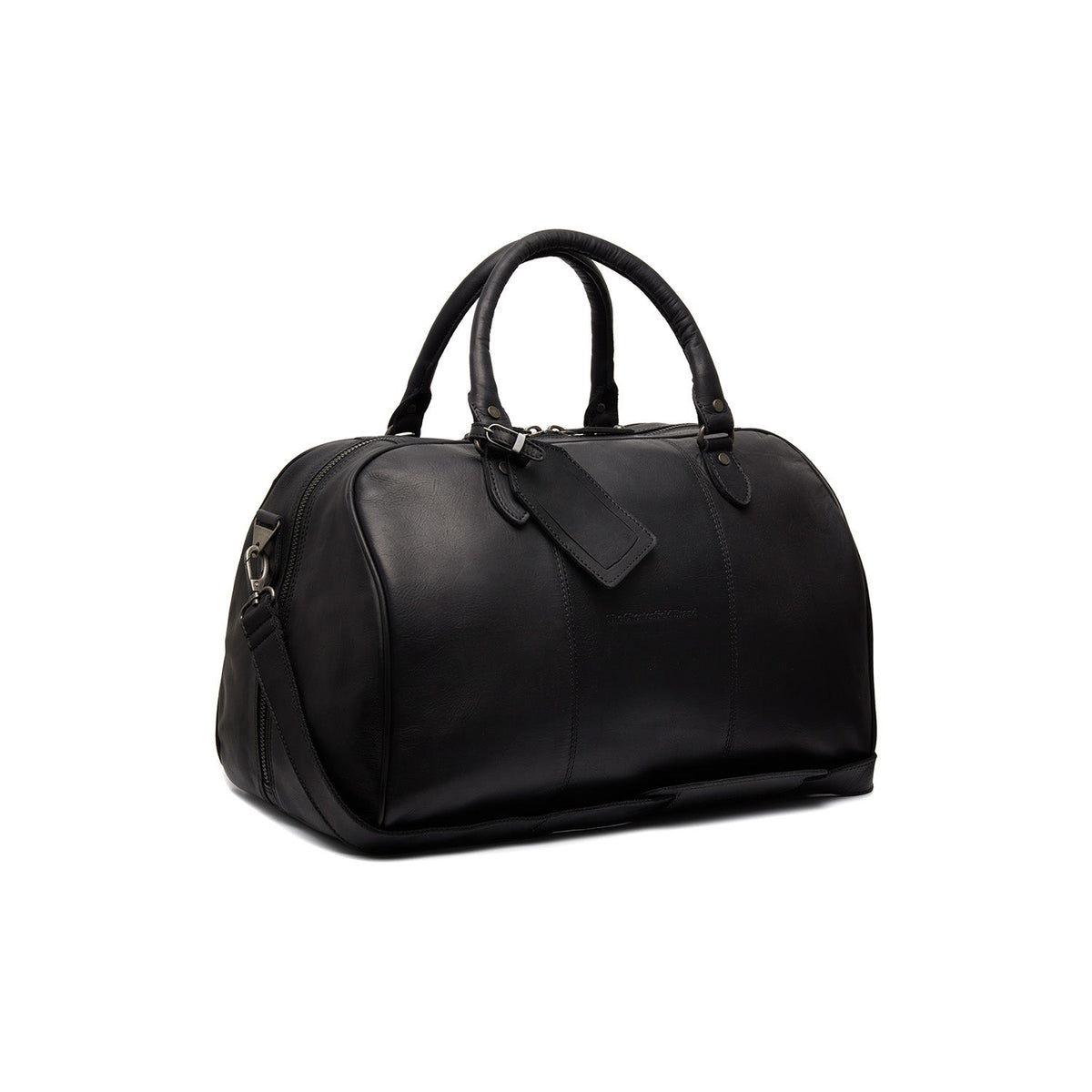 Liam Full-Grain Leather Weekender Bag til Kvinder in Classic 100% Full-Grain Leather - Full Exterior Front Profile View | Buy Online