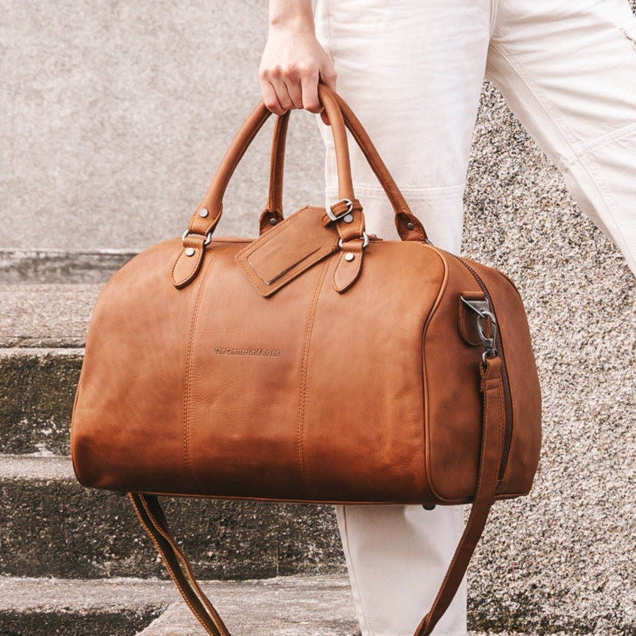 Liam Full-Grain Leather Weekender Bag til Kvinder – alternate product view 2