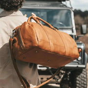 Melbourne Full-Grain Leather Weekender Bag til Kvinder – alternate product view 2