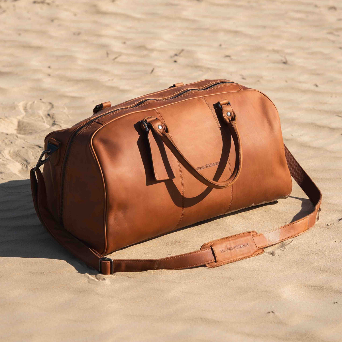 William Full-Grain Leather Weekender Bag til Kvinder – alternate product view 3