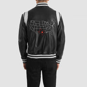 
Authentic Sheepskin Leather with Semi-aniline Finish Grain Texture & Heavy-Duty Seam Stitching Detail