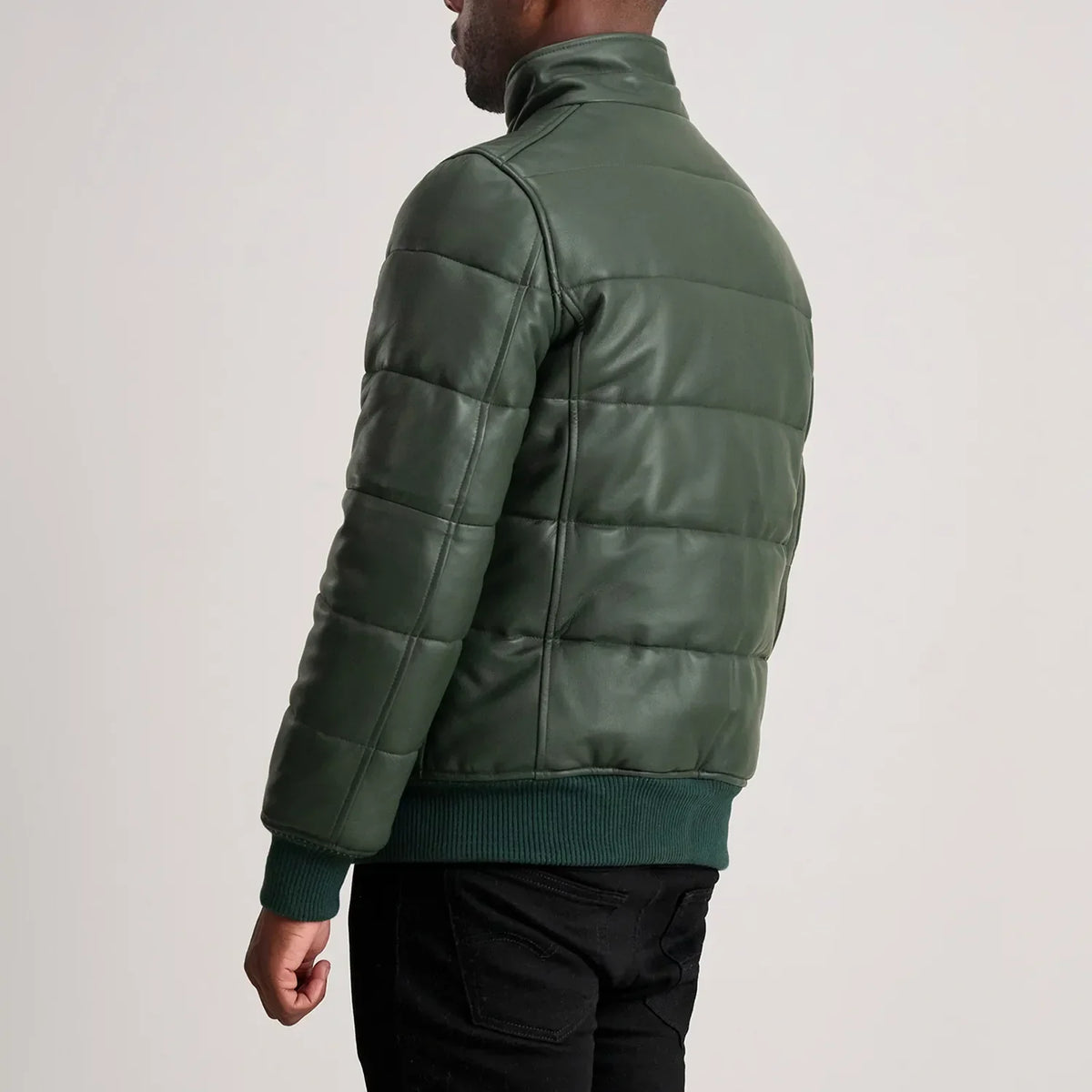 Lucas Læder Bomberjakke til Mænd – alternate product view 5