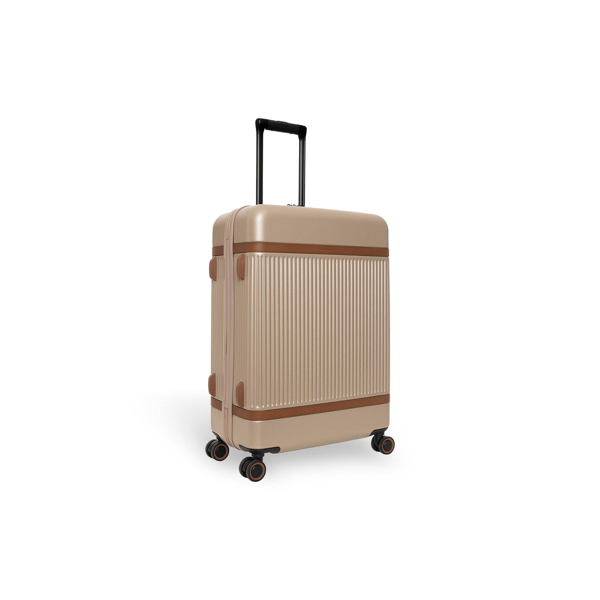 Medium Suitcase Zuna til Kvinder in Classic 100% Full-Grain Leather - Front Profile View &amp; Tailored Silhouette | Buy Online