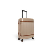Medium Suitcase Zuna til Kvinder in Classic 100% Full-Grain Leather - Front Profile View &amp; Tailored Silhouette | Buy Online