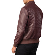 Moda Læder Bomberjakke til Mænd – alternate product view 6