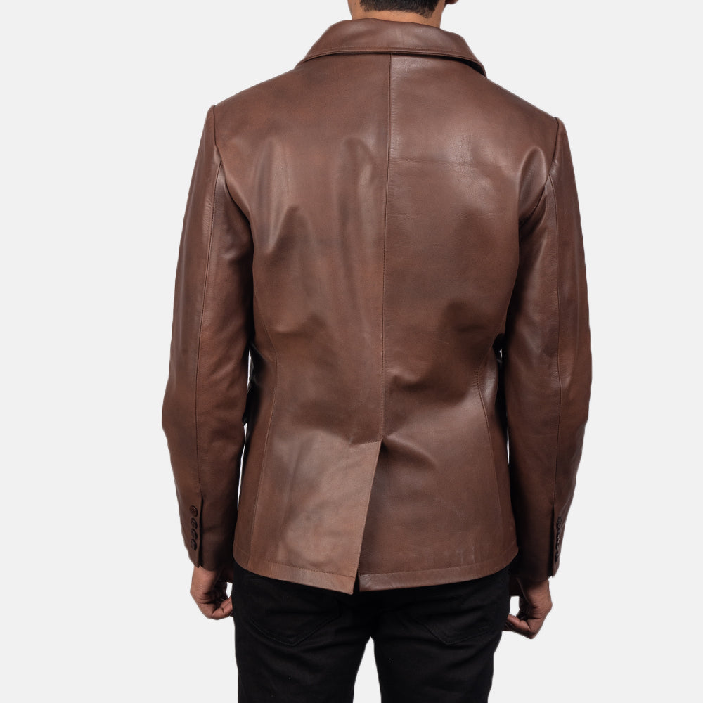 
Authentic Cowhide Leather med pull-up læderstruktur og kraftige syninger