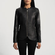Nexi Quilted Læderjakke til Kvinder – alternate product view 4